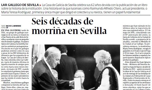 Anduriña, La Voz de los Gallegos en Sevilla – Progreso de Lugo