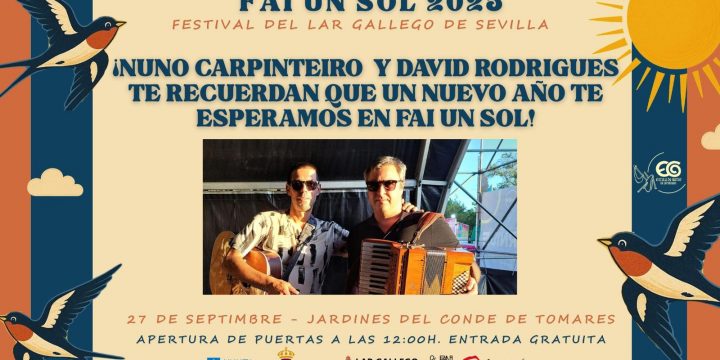 Nuno Carpinteiro y David Rodrigues en Fai Un Sol 2025