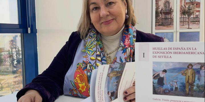 Amparo Graciani García. Coordinadora de la obra “Huellas de España en la Exposición Iberoamericana de Sevilla”